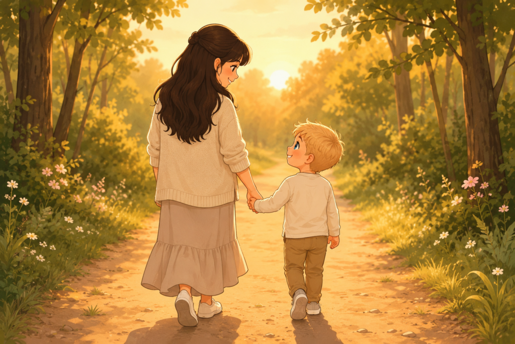 Mama und Sohni