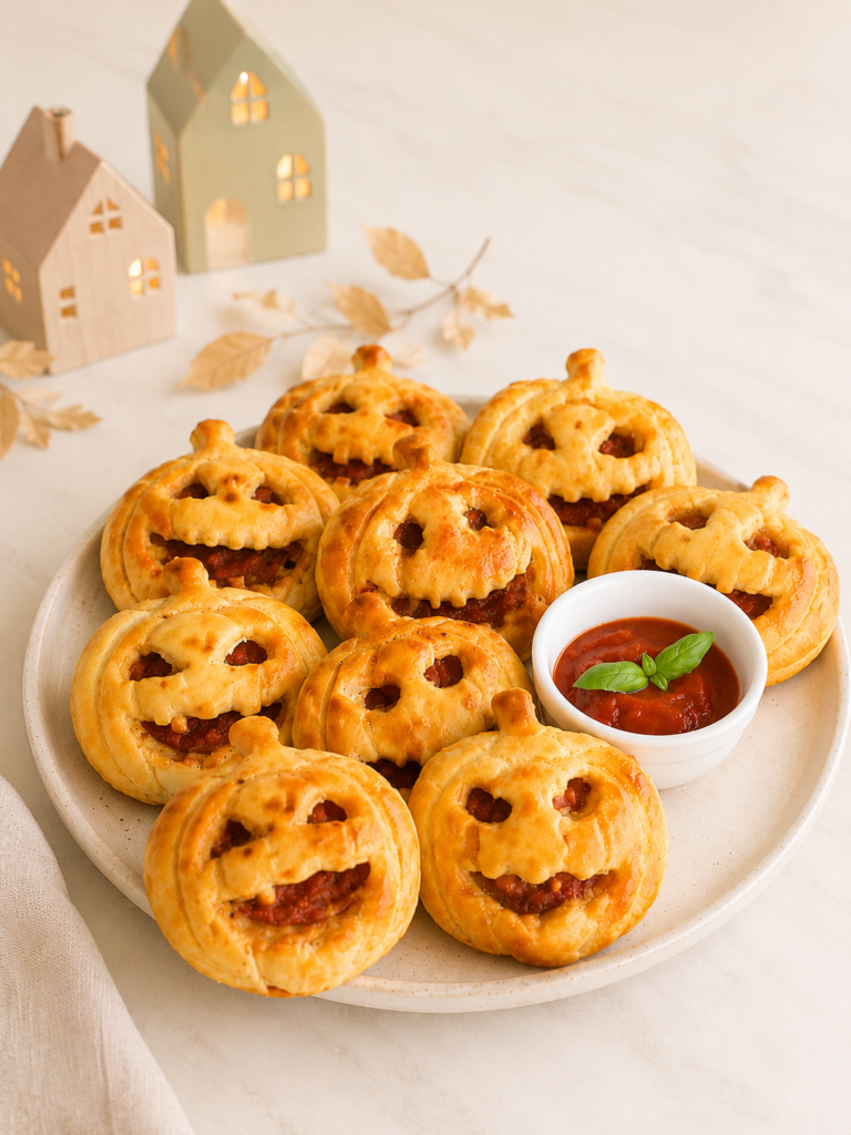 Halloween-Pizzataschen für Kinder