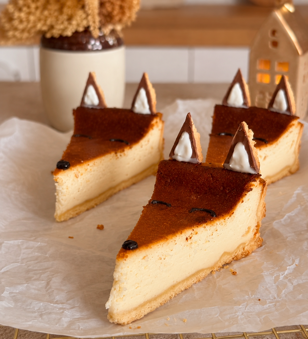 Fuchs-Käsekuchen für Kinder